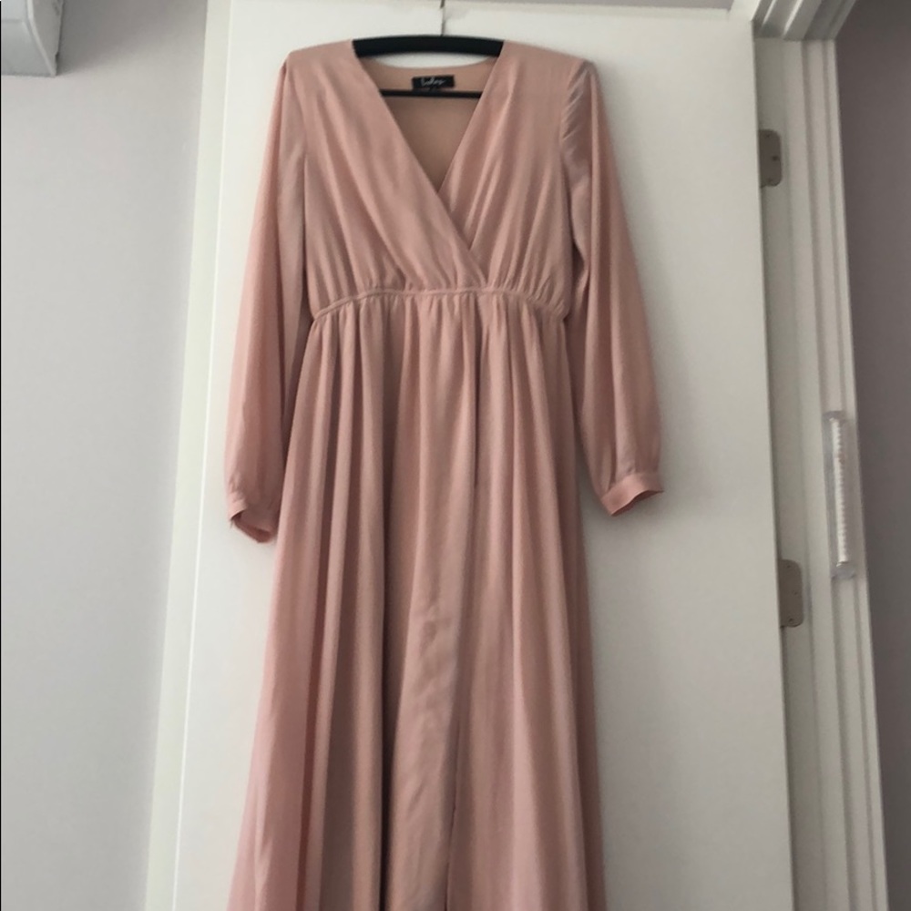 Boho dress- blush